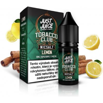 Just Juice Tobacco Lemon 10 ml 11 mg – Zbozi.Blesk.cz