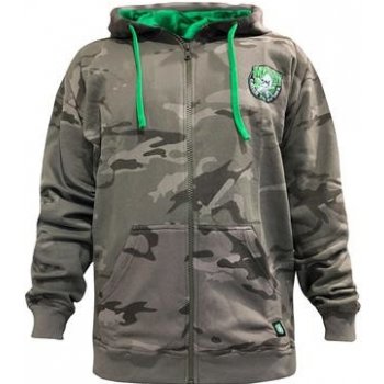 MadCat mikina CamoFish Zip Hoodie