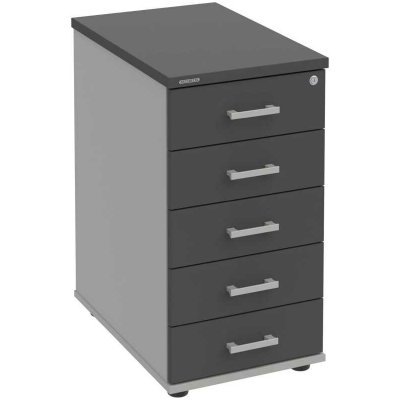 Hobis K 35 C N 5 zásuvek léta napříč 60 cm šedá antracit – Hledejceny.cz