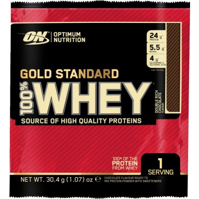 Optimum Nutrition 100% Whey Gold Standard 30 g – Hledejceny.cz
