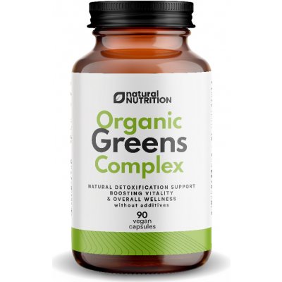 Natural Nutrition Organic Greens Complex 90 kapslí – Hledejceny.cz