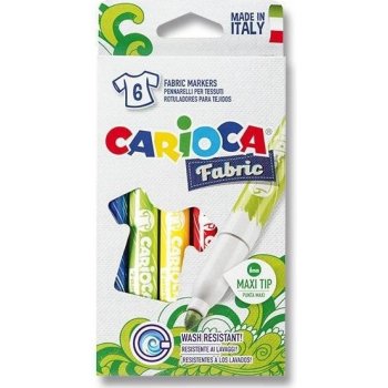 CARIOCA fixy na textil 6 ks