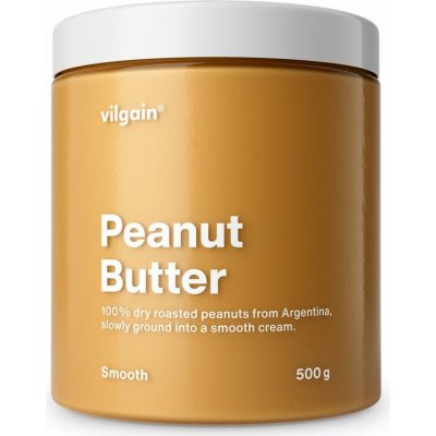 Vilgain Arašídové máslo jemné 500 g – Zboží Dáma
