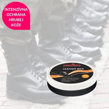 Pedag LEATHER WAX Přírodní vyživující tuk 100ml Black