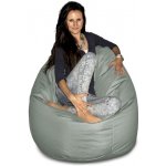 CrazyShop sedací vak Hruška Mega šedá – Sleviste.cz