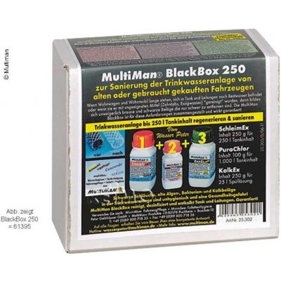 MultiMan Kompletní sada pro renovaci systémů pitné vody Black Box 500 500 g – Zbozi.Blesk.cz