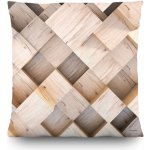Dekorační polštář 3D Wood CN3607 | 45 x 45 cm – Hledejceny.cz
