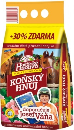 AGRA GROUP Hnůj koňský HOŠTICKÝ Váňův 2,5kg+30%