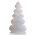 BARTEK svíčka ve tvaru stromku, 260 g, 14 cm, glitterová cappuccino – Hledejceny.cz