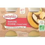 Babybio Jablko banán 2 x 130 g – Zbozi.Blesk.cz