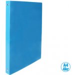LUMA 4-kroužkový pořadač A4 2,5 cm neon modrý – Zboží Živě