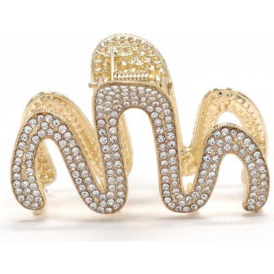 Kamínkový skřipec ve zlaté barvě – Zboží Dáma Kamínkový skřipec ve zlaté barvě – Zboží Dáma