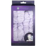 Standelli professional Sada kosmetické čelenky a náramků na mytí obličeje fialová 3 ks – Hledejceny.cz