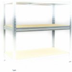 Biedrax patro k regálu s MDF policí 35 x 60 cm - zinek – Zboží Mobilmania