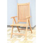 Nábytek Texim Edy teaková polohovací židle – Sleviste.cz