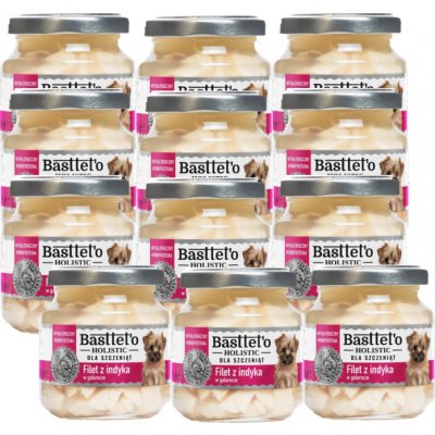 Basttet'o Holistic krůtí filet v galetě pro štěňata 12 x 130 g – Sleviste.cz