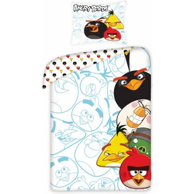 Jerry Fabrics povlečení Angry Birds 5002 140x200 70x80 – Zbozi.Blesk.cz
