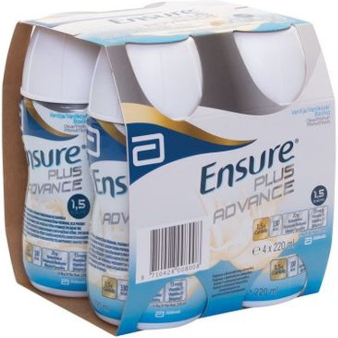 ENSURE PLUS ADVANCE VANILKOVÁ PŘÍCHUŤ POR SOL 4X220ML