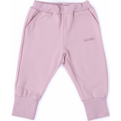 Moniel dětské rostoucí tepláky Basic Powder Pink – Zboží Dáma