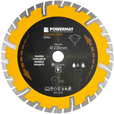 Powermat Diamantový řezný kotouč 230 mm PM-TDCS-2303T – Hledejceny.cz