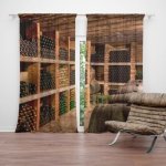 Sablio Závěs Vinný sklípek: 2ks 140x250cm – Hledejceny.cz