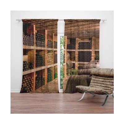 Sablio Závěs Vinný sklípek: 2ks 140x250cm – Hledejceny.cz