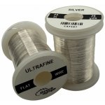 CzechNymph Plochý barevý drátek Ultrafine stříbrný – Zboží Mobilmania