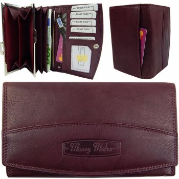 Money Maker malá dámská kožená peněženka bordo od 599 Kč - Heureka.cz