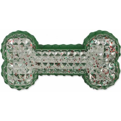 Hračka Dog Fantasy Winter Tale kost gumová pískací 15cm – Hledejceny.cz