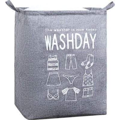 Livefy Washday 50 × 40 × 50 cm šedý – Zboží Dáma