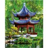 Malování podle čísla Schipper Pagoda v japonské zahradě