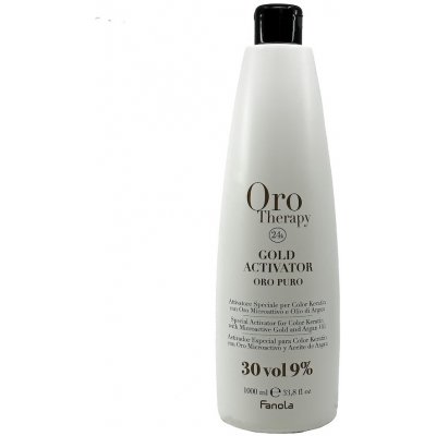 Fanola Oro Therapy 24k Gold Activator Oro Puro vyvíjecí emulze 9% 30 Vol. 1000 ml