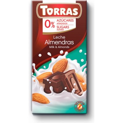 Torras mléčná s mandlemi 75 g