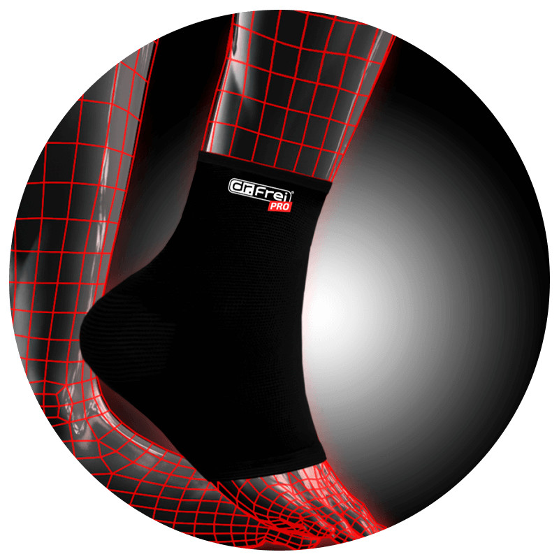 Dr. Frei S7035 Pro švýcarská elastická bandáž na kotník Ankle Support Elastic