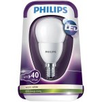 Philips LED Tropfenform E14 6W 40W Teplá bílá 470 lm matt – Zboží Živě