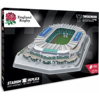 STADIUM 3D REPLICA 3D puzzle Stadion Twickenham England Rugby 108 ks – Zboží Dáma