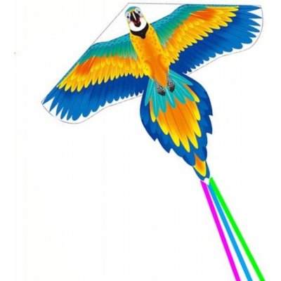LEANToys Mega velký drak barevný pták s dlouhým ocasem – Zboží Dáma