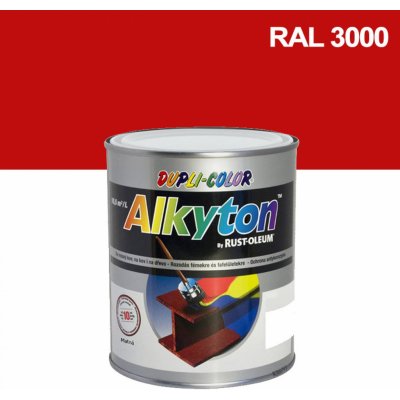 Alkyton hladký lesklý RAL 3000 ohnivě červená 750 ml – HobbyKompas.cz