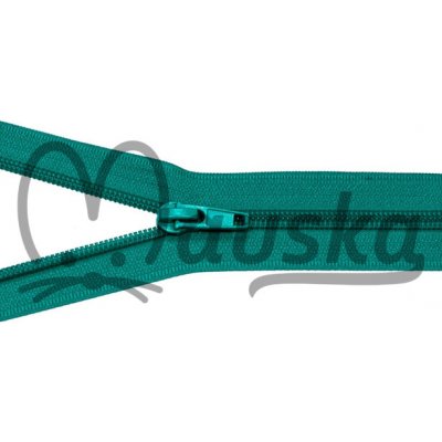 Zip spirálový bundový 5mm dělitelný délka 50 cm - PETROLEJ – Hledejceny.cz