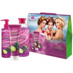 Dermacol Aroma Ritual Grape & Lime pěna do koupele 500 ml + sprchový gel 250 ml + tekuté mýdlo 250 ml dárková sada – Zboží Mobilmania