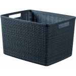 Curver Košík Jute L tmavě šedý – Hledejceny.cz