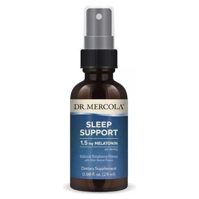 Dr. Mercola Sleep Support with Melatonin 0,3 mg 29 ml ve spreji