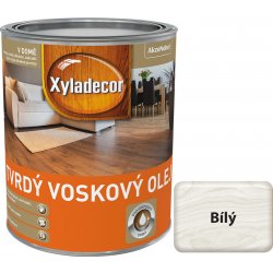 Xyladecor Tvrdý voskový olej 0,75 l bílý