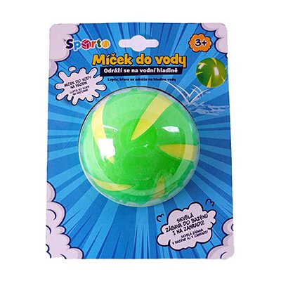 SPORTO Míček do vody 8cm zelený – Hledejceny.cz