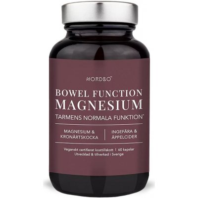 Nordbo Bowel Function Magnesium 60 kapslí – Hledejceny.cz