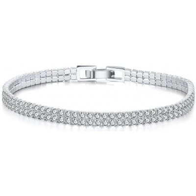 Majya stříbrný tenisový náramek EDEN 11292 – Zboží Mobilmania