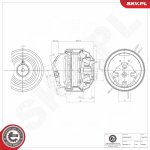 Zavěšení a uložení motoru ESEN SKV 75SKV128 – Zboží Mobilmania