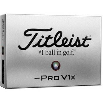 Titleist PRO V1x Left Dash bílé 3 ks