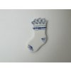 Vánoční ozdoby Cibulák Vánoční ozdoba ponožka 9,5 cm originální cibulákový porcelán Dubí cibulový vzor 10544