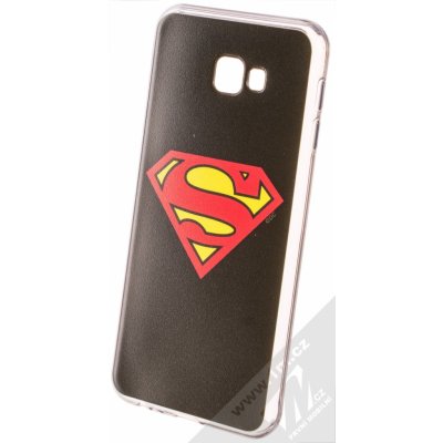Pouzdro DC Comics Superman 002 TPU ochranné silikonové s motivem Samsung Galaxy J4 Plus 2018 černé